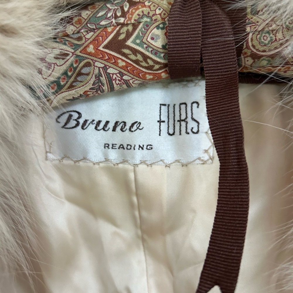 Vintage 1970 Leather Mink Coat - Picture 3 of 7